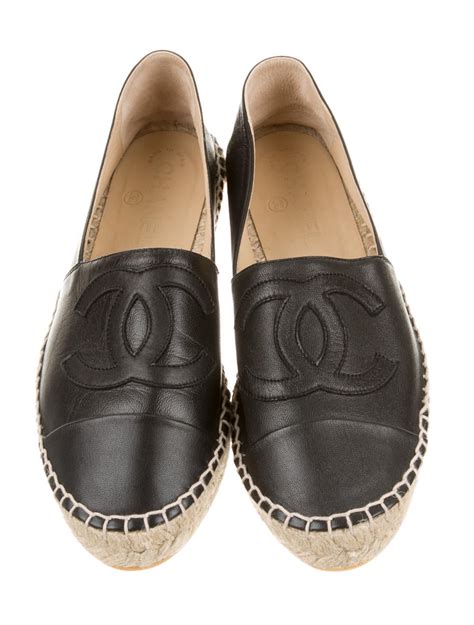 escarpin chanel 2022|Chanel leather espadrilles.